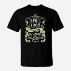 50 Jahre Unglaublich T-Shirt, Jahrgang 1968, Lustiges Geburtstagsshirt
