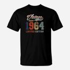 57 Jahre Alt Retro Vintage Mai 1964 Lustig 57 Geburtstag T-Shirt
