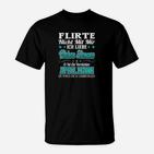 April-Mann Geburtstags-T-Shirt, Spruch für Flirter Warnung
