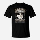 Bauer Ehre & Stolz T-Shirt, Landwirtschaft Motiv Tee
