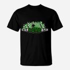 Copacabana Tropisches Design T-Shirt, Stilvolles Strandmotiv Tee