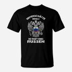 Die Kraft Schlägt Russen T-Shirt