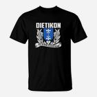 Dietikon Stolzes Heimatstadt T-Shirt, Flügel-Wappen Design