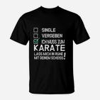Einzelnes Vergebes Karate- T-Shirt