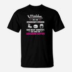 Eishockey-Fan Mädchen T-Shirt: Mädchen & Eishockey, Geschenk Gottes Spruch