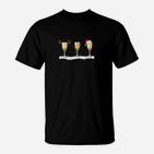 Festliches Cocktail-Party T-Shirt mit stilvollem Getränkemuster