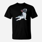 Französische Bulldogge Yoga Frauen Lustig Hund Welpe T-Shirt