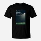 Fußball-Leidenschaft T-Shirt, Nachtspiel-Design, Fan-Artikel