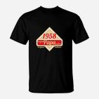 Gesschenk Für Papas Jahrgang 1958 T-Shirt