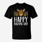 Happy Boxing Day Rentier Präsentiert Weihnachtsbox T-Shirt