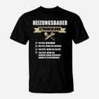 Heizungsbauer Stundenlohn T-Shirt
