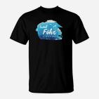 Herren T-Shirt Insel Föhr Aufdruck, Stilvolles Schwarz Design