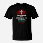 Herren T-Shirt, Swiss-Grown mit Bulgarian Roots Design