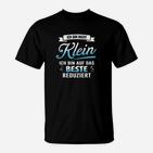 Humorvolles Statement-T-Shirt: 'Nicht klein, sondern auf das Beste reduziert'