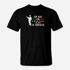 Ich Bin Italiener La Famiglia Motiv T-Shirt für Herren