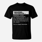 Industriemechaniker Definition T-Shirt, Lustiges Handwerker Outfit