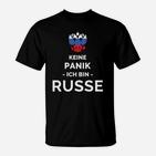 Keine Panik Ich bin Russe T-Shirt mit humorvollem Spruch