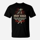 Krav Maga Motivations-T-Shirt, Selbstverteidigung Outfit mit Spruch