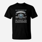 Leipzig 1967 Legenden Geburt Jubiläums-T-Shirt, Vintage Design