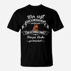 Lustiges Fuchs T-Shirt mit Spruch, Statement Tee – Schwarz