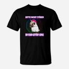 Lustiges Mops T-Shirt Bitte Nicht Stören - Gestört Genug für Hundefreunde