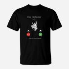 Lustiges Orchester T-Shirt Notfall Telefon für Musiker