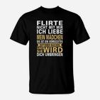 Lustiges September Mädchen T-Shirt, Verrückte Warnung Sprüche Tee