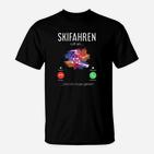 Lustiges Skifahrer T-Shirt: Skifahren ruft an... Ich muss gehen! für Wintersport-Fans