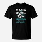 Mama Tochter Herz-an-Herz Schwarzes T-Shirt, Emotionales Design