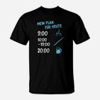 Mein Plan-Pelz-Heute-Flöten- T-Shirt