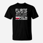 Meine Frau Ist Eine Verruckte Polin T-Shirt