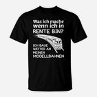 Modelleiensbahn Rente Nur Online- T-Shirt