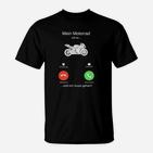 Motorradfahrer T-Shirt Mein Motorrad ruft an, Lustiges Anruf-Design