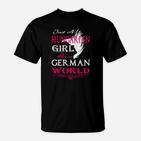Nur Ein Ungarisches Mädchen In Einer Deutschen Welt- T-Shirt