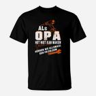 Opa T-Shirt mit Spruch Wenn Opa es nicht reparieren kann, Ideales Geschenk für Großväter