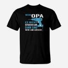 Optimized Opa T-Shirt mit Bohrmaschinen Motiv, Lustiges Heimwerker Shirt