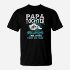 Papa Tochter Herz an Herz T-Shirt, Liebevolles Familien Tee