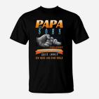 Papa und Sohn Herz und Seele - T-Shirt für Vatertag