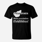Pellworm Themen-T-Shirt, Meine Wohlfühlinsel Souvenir