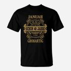 Personalisiertes Geburtstags-T-Shirt Januar 48 Jahre Großartig