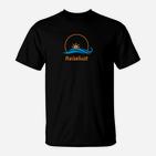 Reiselust Grafik T-Shirt für Weltenbummler, Abenteuerlustige Unisex Schwarz