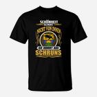 Schruns-Themed T-Shirt Schönheit kommt aus Schruns, Lustiges Spruch-Shirt