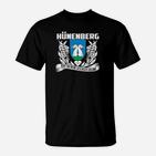 Schwarzes Adler T-Shirt Hünenberg Motiv - Heimat Stolz Design