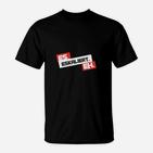 Schwarzes T-Shirt FS Eskaliert, EH! Lustiges Design für Partyfans