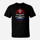 Schweizerisches Russisches T-Shirt