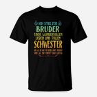 Stolzer Bruder Lustiges Geschwister T-Shirt, Spaß Shirt für Brüder