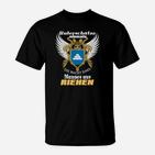 Stolzes Riehen Herren-T-Shirt mit Adler-Motiv und Slogan