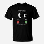 Tanzende Leidenschaft T-Shirt, Silhouetten-Design für Tanzbegeisterte