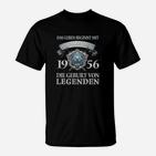 Vintage 1956 Geburtsjahr Legenden T-Shirt, Leben Beginnt Spruch