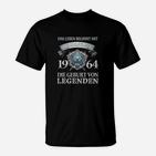 Vintage 1964 Geburtsjahr Legenden Shirt, Retro Motiv Tee